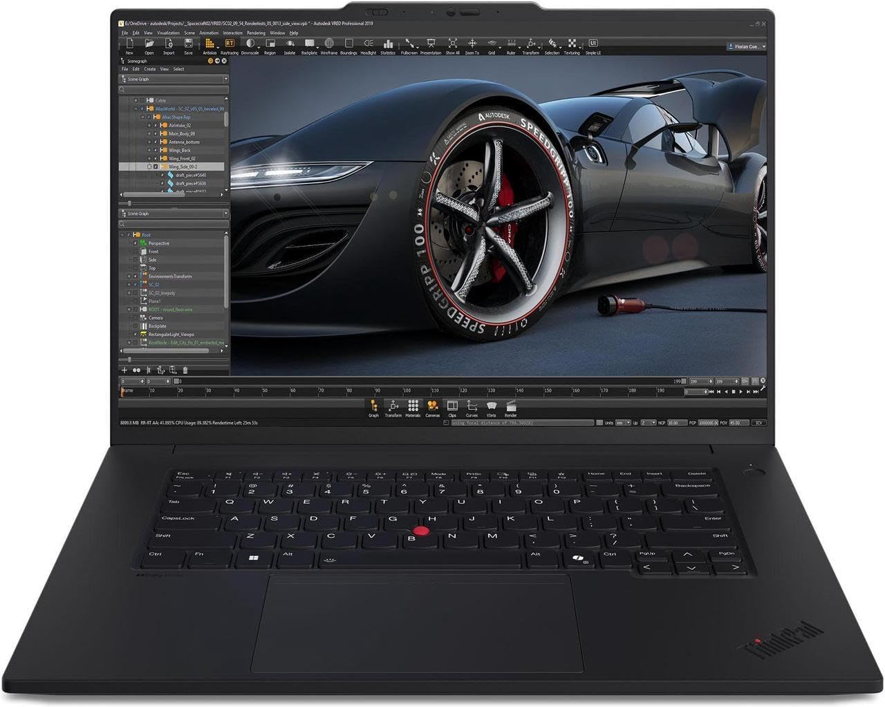 Lenovo ThinkPad P1 Gen 7 Workstation Laptop - Intel 14th Gen Ultra 7 165H 16C, NVIDIA GeForce RTX 4070, 32GB RAM, 1TB NVMe SSD, 16" WQXGA 500-nits 165Hz, Windows 11 Pro