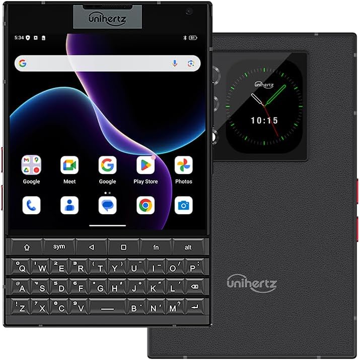 Unihertz Titan 2 The Latest 5G QWERTY Physical Keyboard 5G Smartphone Android 15 Dual Screen 5050mAh Large Battery Capacity 12+512GB Memory Compatible with T-Mobile, Verizon and AT&T only